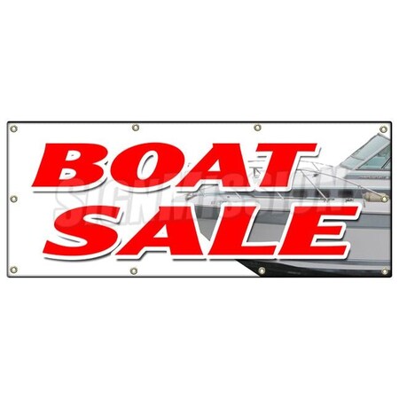 Signmission BOAT SALE BANNER SIGN new used sailboats powerboats service financing B-96 Boat Sale